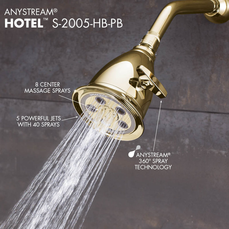 Speakman Hotel Anystream Multi Function Fixed Shower Head & Reviews